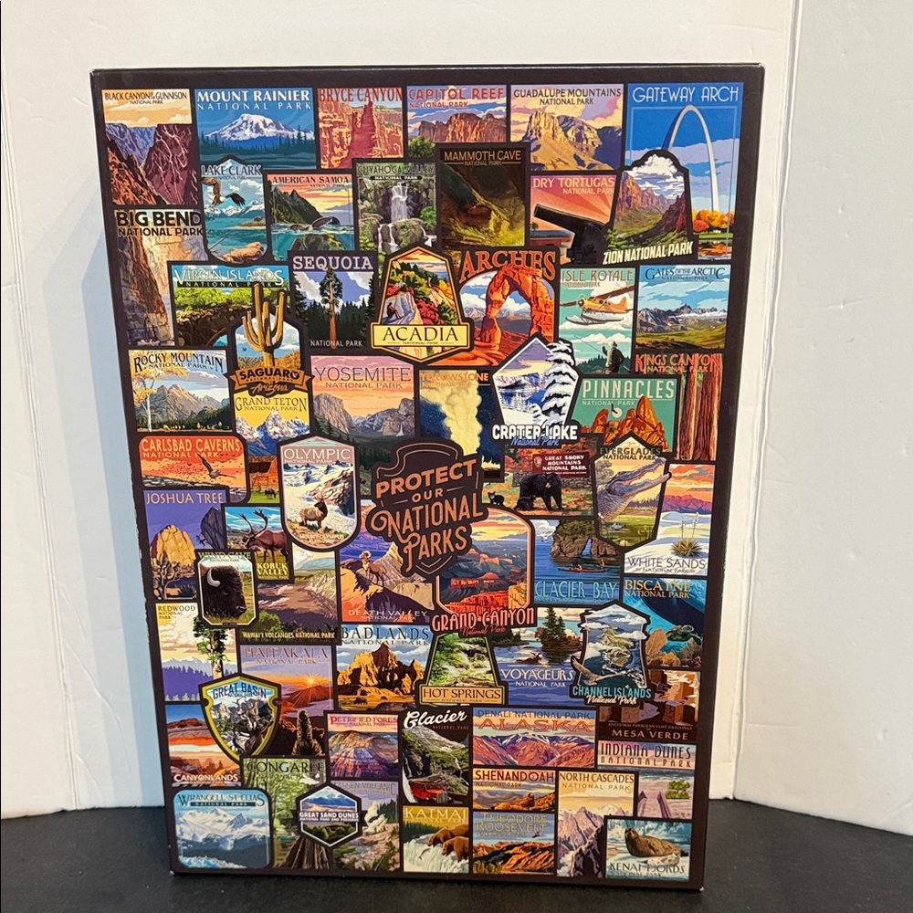 Lantern Press Protect Our National Parks jigsaw puzzle 1000 piece